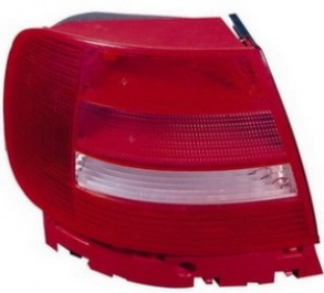 ФОНАРЬ ЗАДНИЙ ВНЕШНИЙ / СТОП AUDI A4 (8B2,B5) `99-01 LH КРАСН-БЕЛ