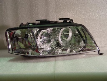 ФАРА AUDI A6 (4B,C5) `97-99 LH+RH хром. DEPO (тюнинг)