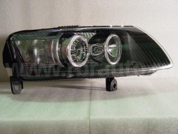 ФАРА AUDI A6 (4F,C6) `05-10 LH+RH черн. DEPO (тюнинг)
