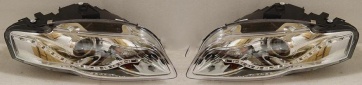 ФАРА AUDI A4 (8EC,8ED) `05-07 LH+RH хром. диодн. линз. Eagleeyes (тюнинг)
