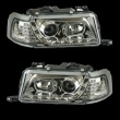 ФАРА AUDI 80/90 (B4) `91-94 LH+RH хром. линз. диодн. ходовые Junyan (тюнинг)