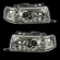 ФАРА AUDI 80/90 (B4) `91-94 LH+RH хром. линз. диодн. ходовые Junyan (тюнинг)